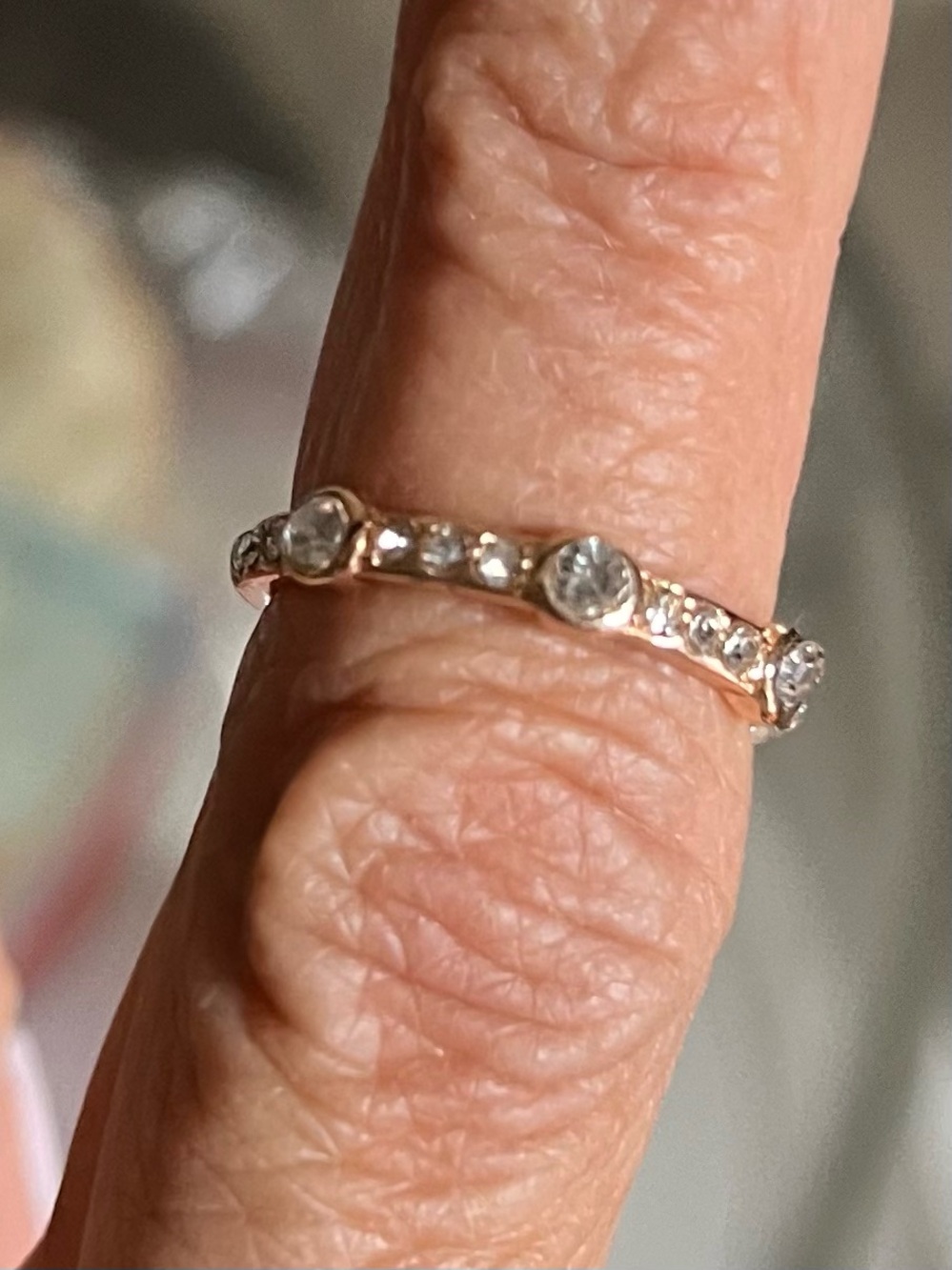 Beautiful ring stack, gold filled - Picture 3 of 3